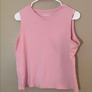 L.L. Bean Pink Sleeveless Women's Top